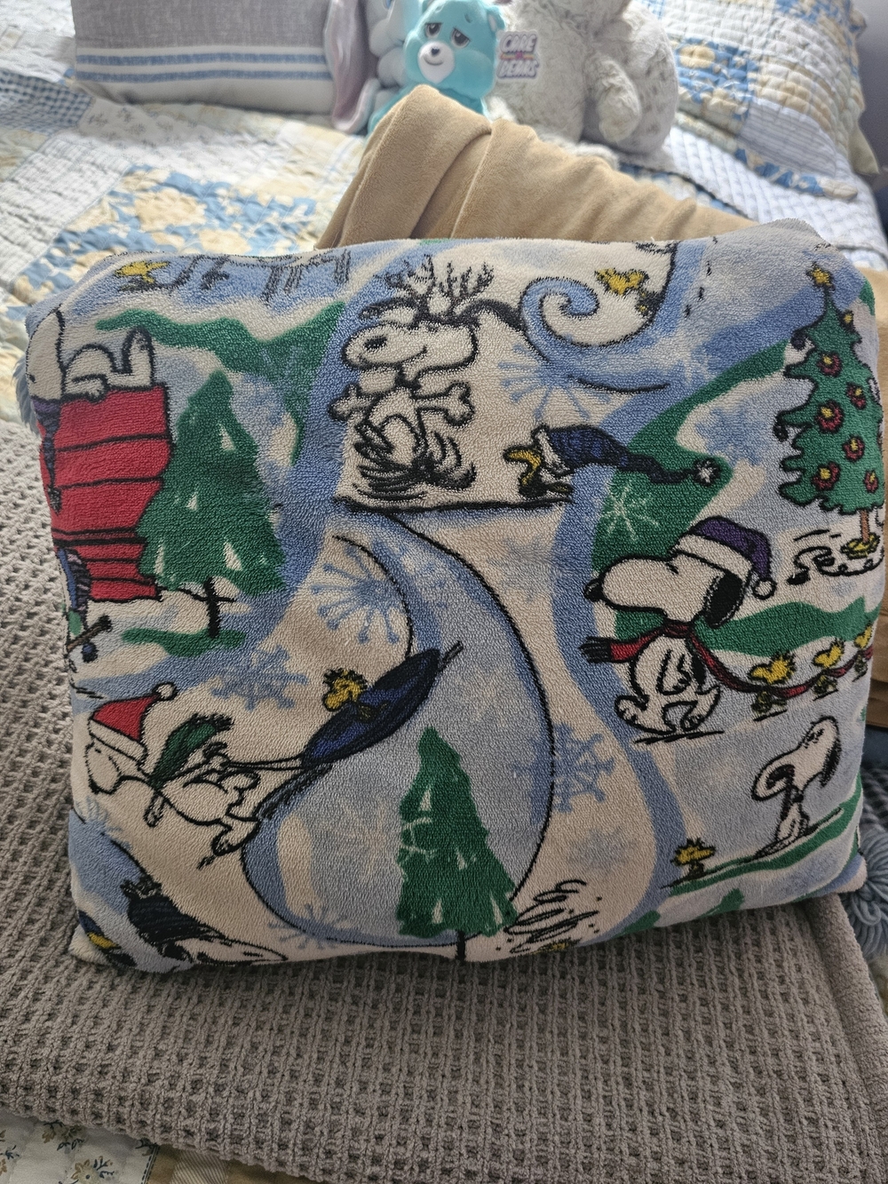 Peanuts Snoopy Throw Pillow Case, Vera Bradley. Retired
